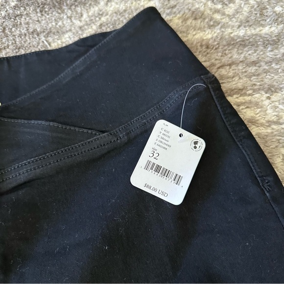 NWT Free People Venice Beach Flare Jeans High Rise Black Wash 32 - Picture 6 of 11